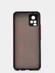 Красный чехол с ярким рисунком/принтом на Vivo V20 (Виво В20)