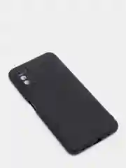 Черный чехол для Poco M3 цветной матовый