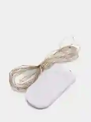 Белый светодиодная гирлянда на батарейках