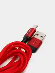 Красный кабель HOCO X14 Lightning, Micro-USB для android Type-C