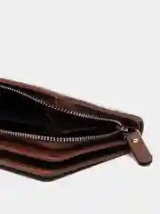 Коричневый мужское классическое портмоне Baellerry Side