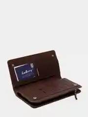 Коричневый мужское классическое портмоне Baellerry Side