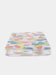 Пурпурный чехол Apple iPhone 12, 12 Pro, 12 Mini прозрачный с рисунком и блестками