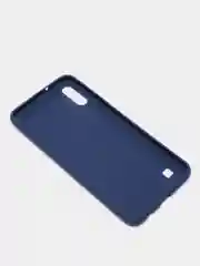 Темно-синий чехол силиконовый для Samsung Galaxy A10 (Самсунг Галакси А10), цветной, матовый