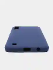 Темно-синий чехол силиконовый для Samsung Galaxy A10 (Самсунг Галакси А10), цветной, матовый
