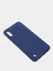 Темно-синий чехол силиконовый для Samsung Galaxy A10 (Самсунг Галакси А10), цветной, матовый