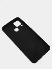 Угольный чехол Realme C15 Реалми С15 черный силиконовый
