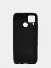Угольный чехол Realme C15 Реалми С15 черный силиконовый