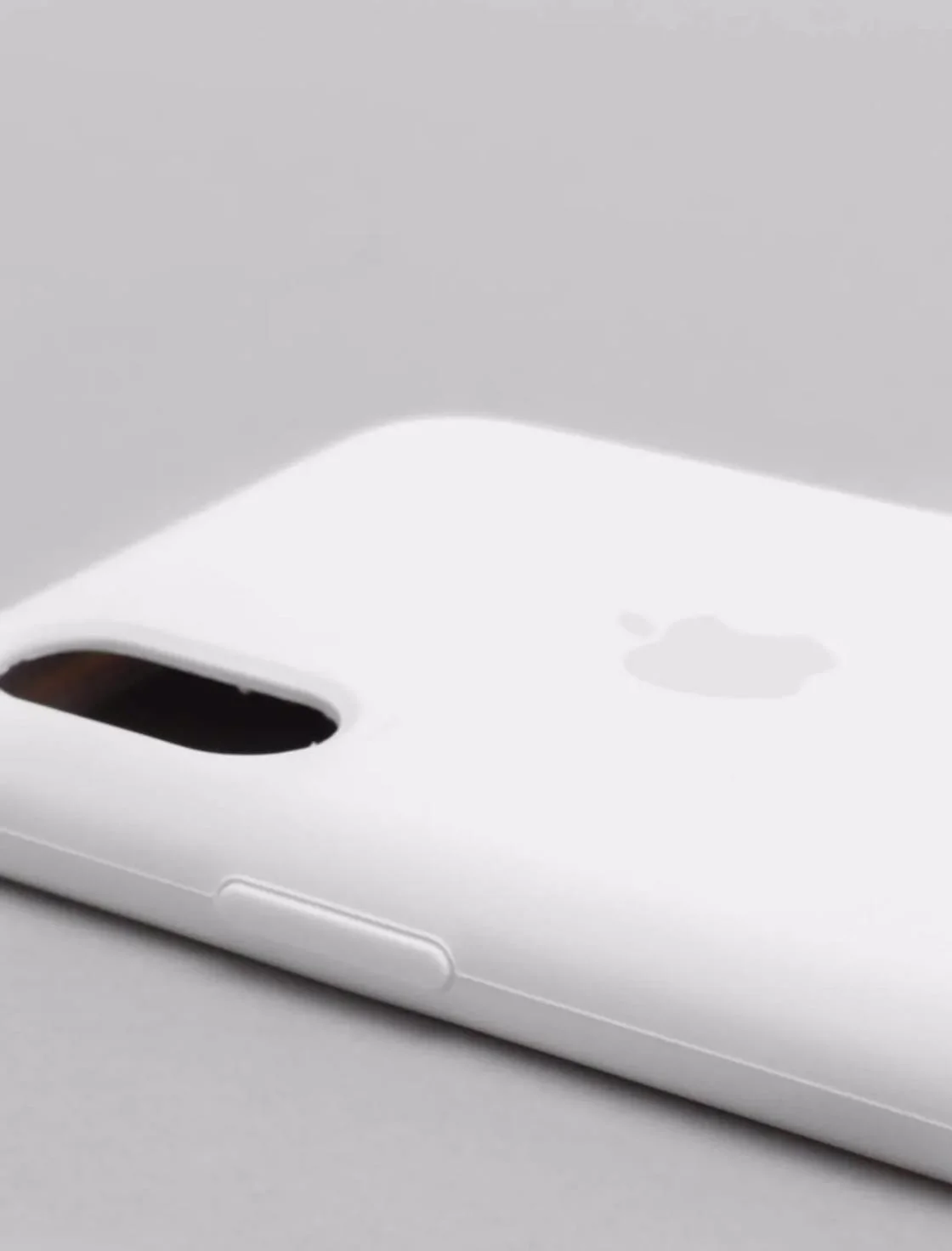 Белый защитный силиконовый чехол для iPhone X iPhone 10, с яблоком