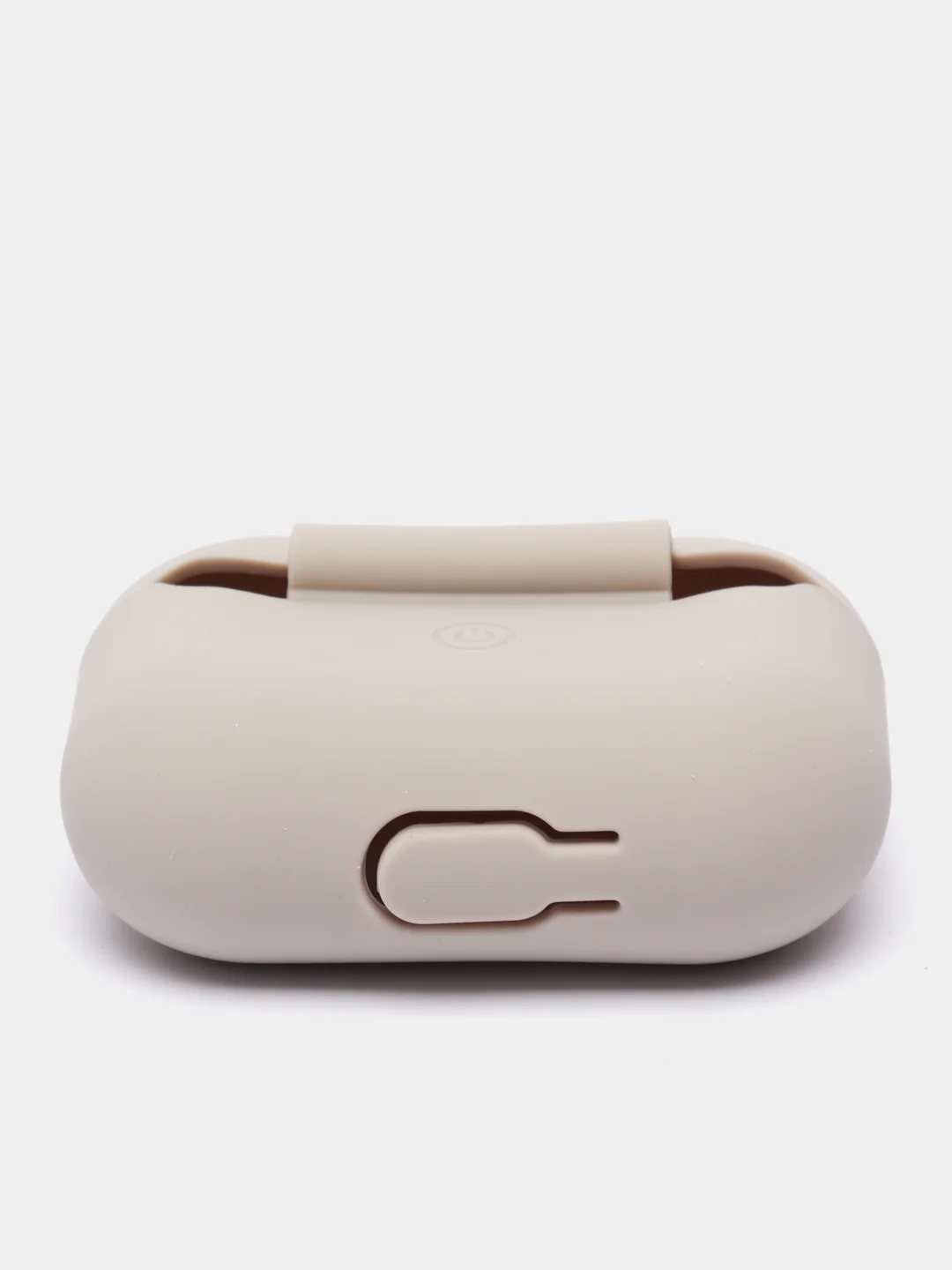 Серебряный силиконовый чехол для наушников AirPods Pro