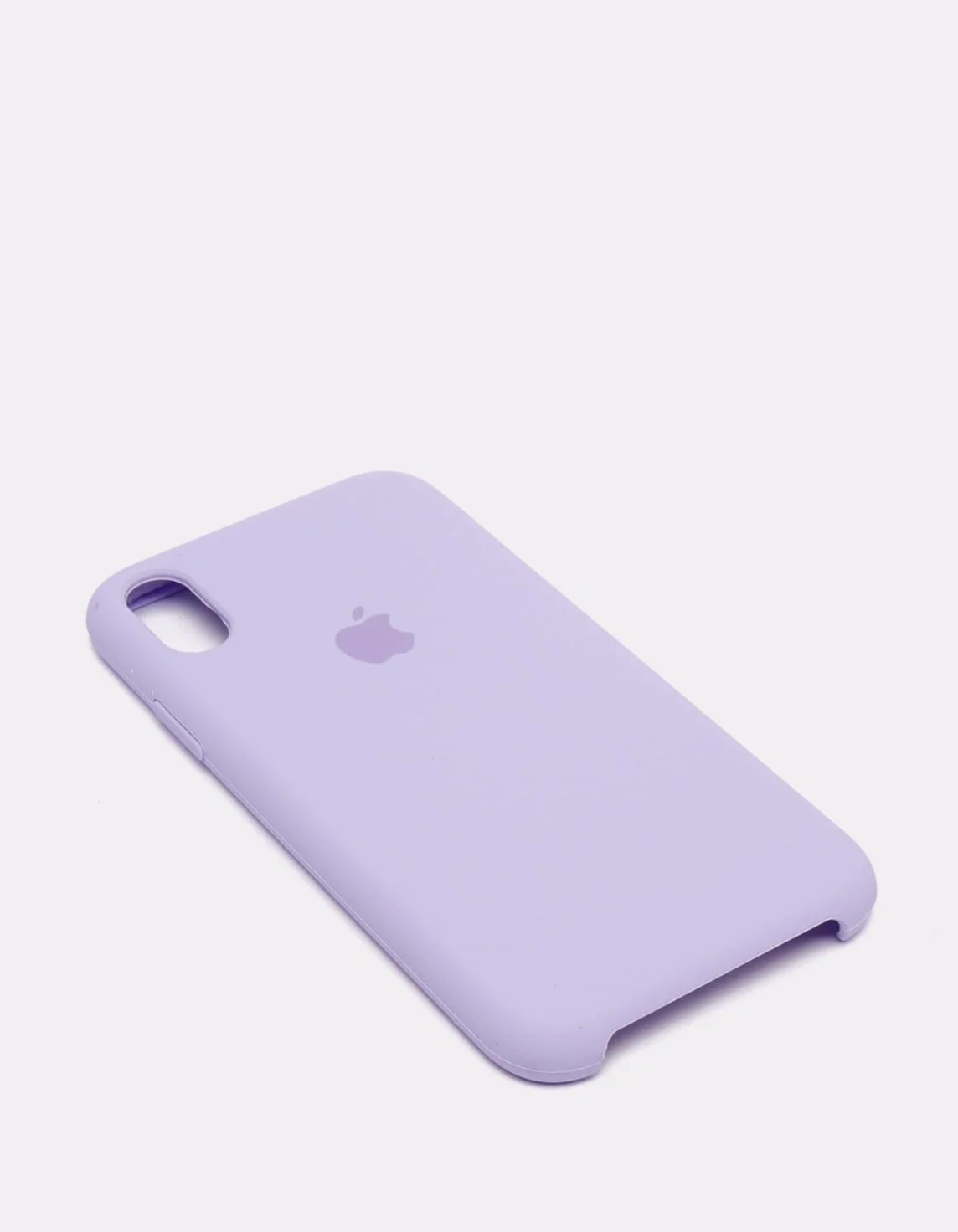 Лавандовый защитный силиконовый чехол для iPhone X iPhone 10, с яблоком