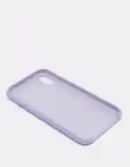 Лавандовый защитный силиконовый чехол для iPhone X iPhone 10, с яблоком