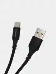 Черный кабель зарядный BOROFONE BX54 (1m, Micro-USB/Type-C/Lightning) для Android и Apple iPhone