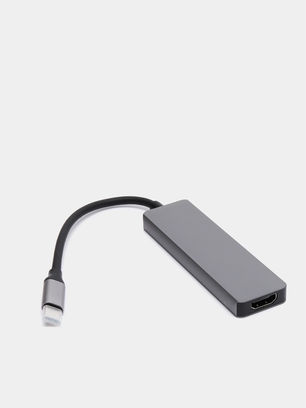 Type-C-концентратор 5 в 1: Type-C, SD Card, TF Card, 2xUSB3.0, HDMI