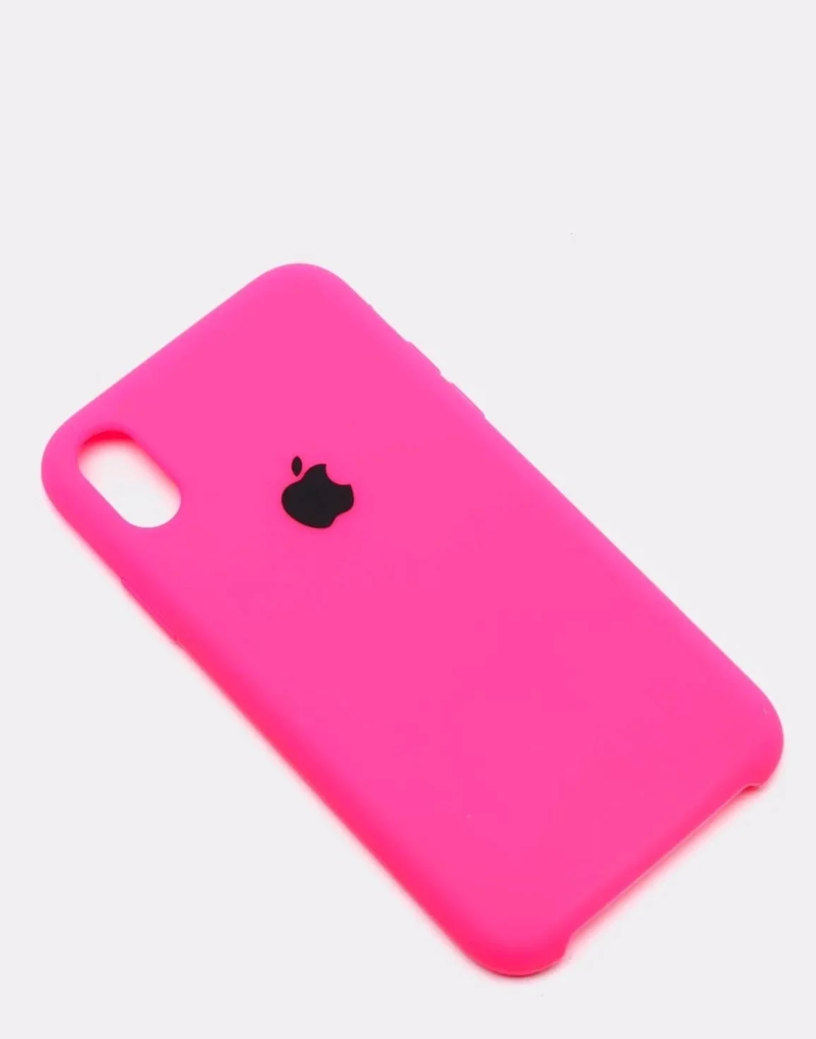 Оранжевый защитный силиконовый чехол для iPhone X iPhone 10, с яблоком