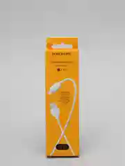 Белый кабель зарядный Borofone BX19 (1м, USB/Lightning) для Apple iPhone