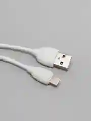 Белый кабель зарядный Borofone BX19 (1м, USB/Lightning) для Apple iPhone