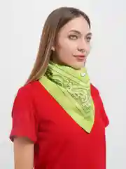 Лайм бандана на голову/женская/мужская/платок женская/универсальная косынка