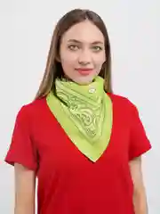 Лайм бандана на голову/женская/мужская/платок женская/универсальная косынка