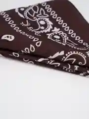 Коричневый бандана на голову/женская/мужская/платок женская/универсальная косынка