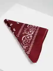 Бордовый бандана на голову/женская/мужская/платок женская/универсальная косынка