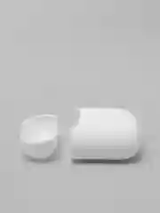 Белый чехол для Apple Airpods 2, разные цвета