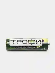 Батарейки ТРОФИ 4 шт AA, AAA, пальчиковые АА, R6 мизинчиковые ААА,  R03