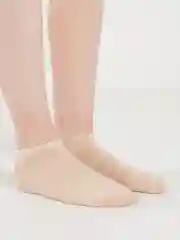 Бежевый носки женские короткие POOPSOCKS