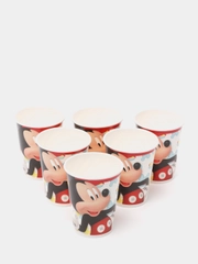Mickey Mouse. Набор бумажных стаканов, 3D, 6 шт*250 мл