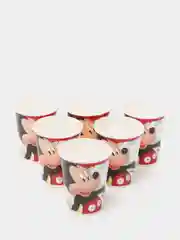 Mickey Mouse. Набор бумажных стаканов, 3D, 6 шт*250 мл