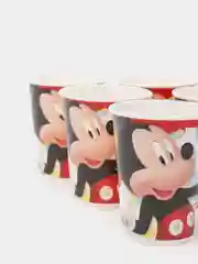 Mickey Mouse. Набор бумажных стаканов, 3D, 6 шт*250 мл