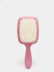 Розовый расческа массажная мягкая антистатическая продувная щетка для спутанных и мокрых волос