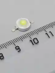 20 штук Светодиод мощный 1W 1Вт 3.4v Белый холодный 100LM 6500K