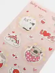 Наклейки "Love is", 16 х 7,7 см, наклейки, наклейки для подарка, день святого валентина