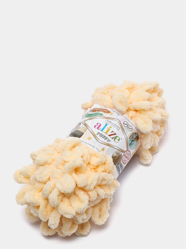 Плюшевая пряжа Puffy, 100 г