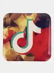 Кораллово-розовый стикеры 3д/ 3D наклейки на телефон, ноутбук, чехол