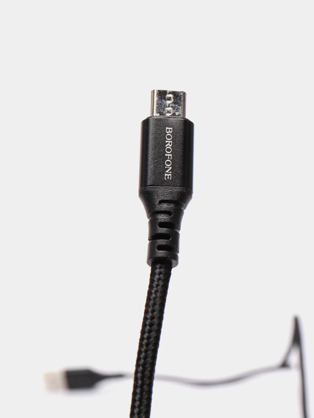 Черный кабель зарядный BOROFONE BX54 (1m, Micro-USB/Type-C/Lightning) для Android и Apple iPhone