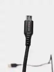 Черный кабель зарядный BOROFONE BX54 (1m, Micro-USB/Type-C/Lightning) для Android и Apple iPhone