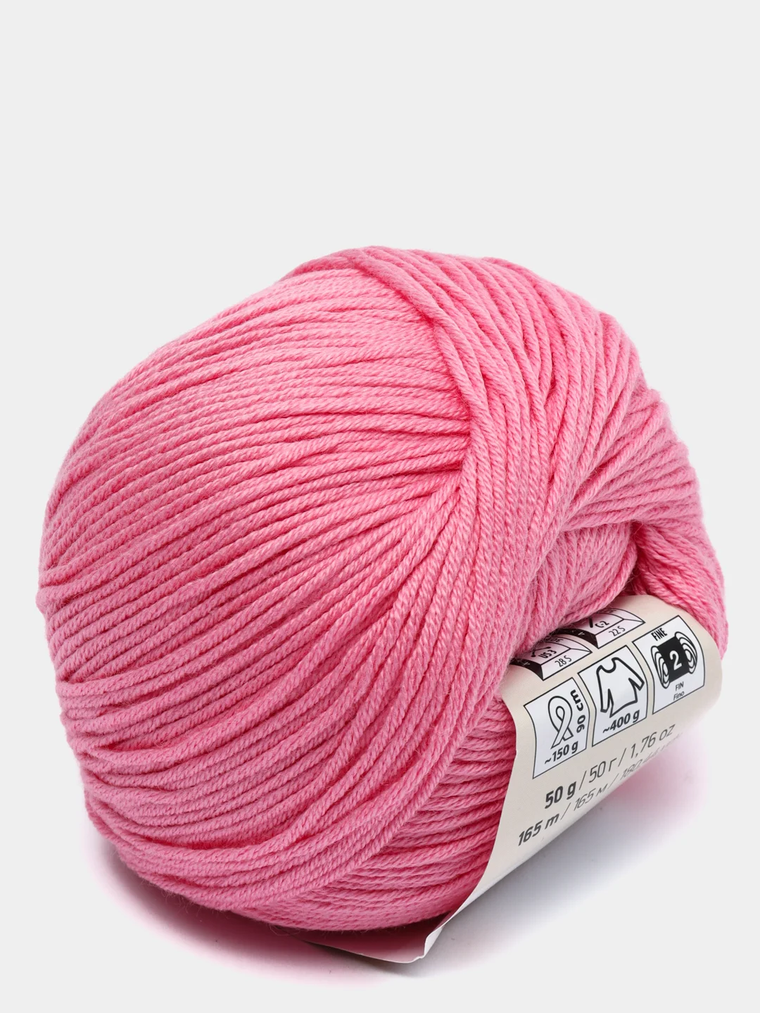 Тёмно-розовый пряжа YarnArt Baby cotton, 50 г, 165 м, акрил и хлопок