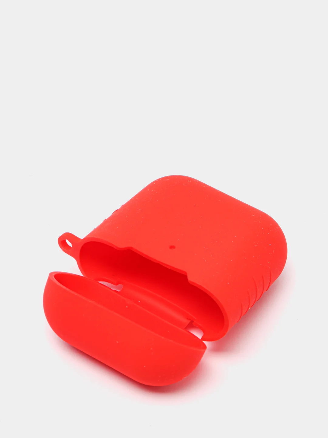 Красный чехол силиконовый для Airpods 1/2