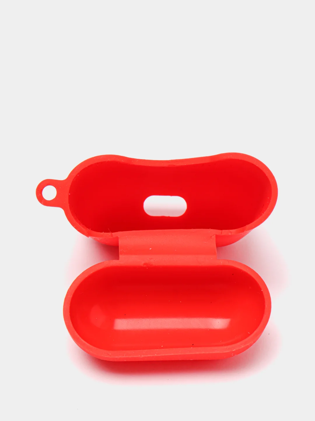Красный чехол силиконовый для Airpods 1/2