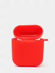 Красный чехол силиконовый для Airpods 1/2