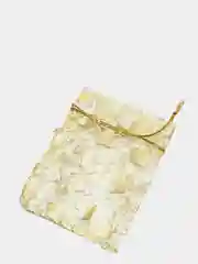 Желтый мешочек из органзы, 7*9 см