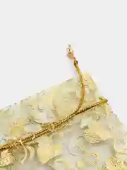 Желтый мешочек из органзы, 7*9 см