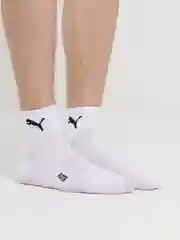 Белый носки средний длины унисекс