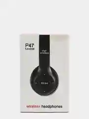 Синий беспроводные блютуз наушники P47 Wireless