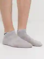 Серебряный носки короткие унисекс