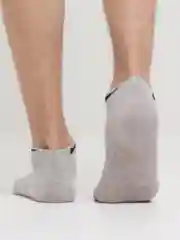 Серебряный носки короткие унисекс