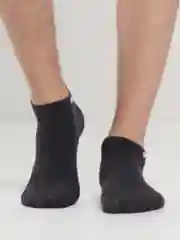 Угольный носки короткие унисекс
