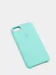 Оливковый чехол Silicone Case для iPhone 7, 8, SE 2020, с открытым низом